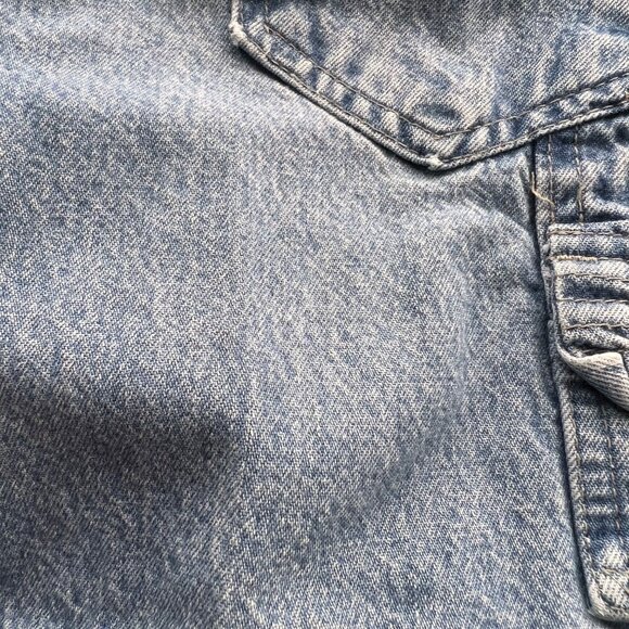 Vintage Levi's Red Tab Light Wash Carpenter Denim Jean Shorts 5 - Picture 8 of 8